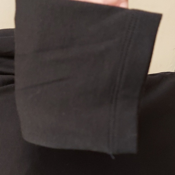 BANANA REPUBLIC FACTORY Reversible Front to Back Long Sleeve Black Top - Picture 5 of 8